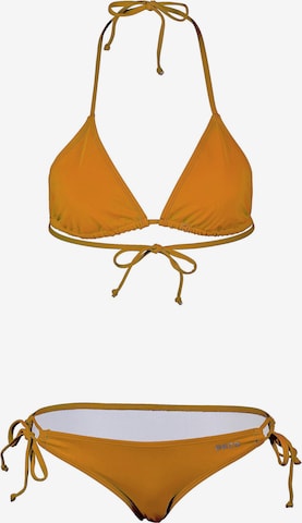 BECO the world of aquasports Triangle Bikini in Orange: front