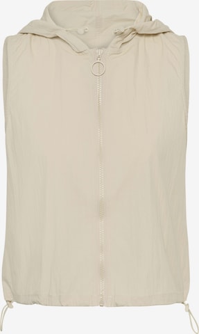My Essential Wardrobe - Chaleco 'Mulla' en beige: frente
