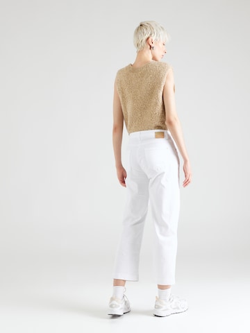 MAC Lużny krój Jeansy w kolorze biały