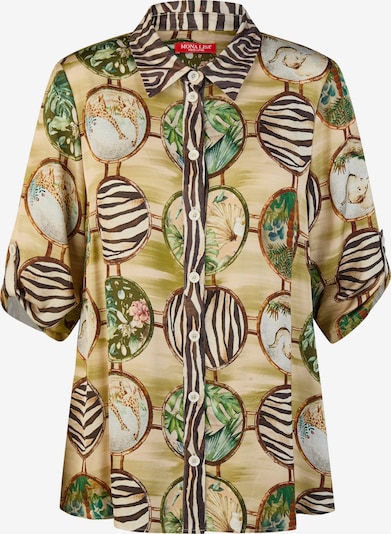 MONA LISA Bluse 'Safari' in XL in oliv, Produktansicht
