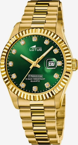 Lotus Analoog horloge 'Date watch Freedom' in Groen: voorkant