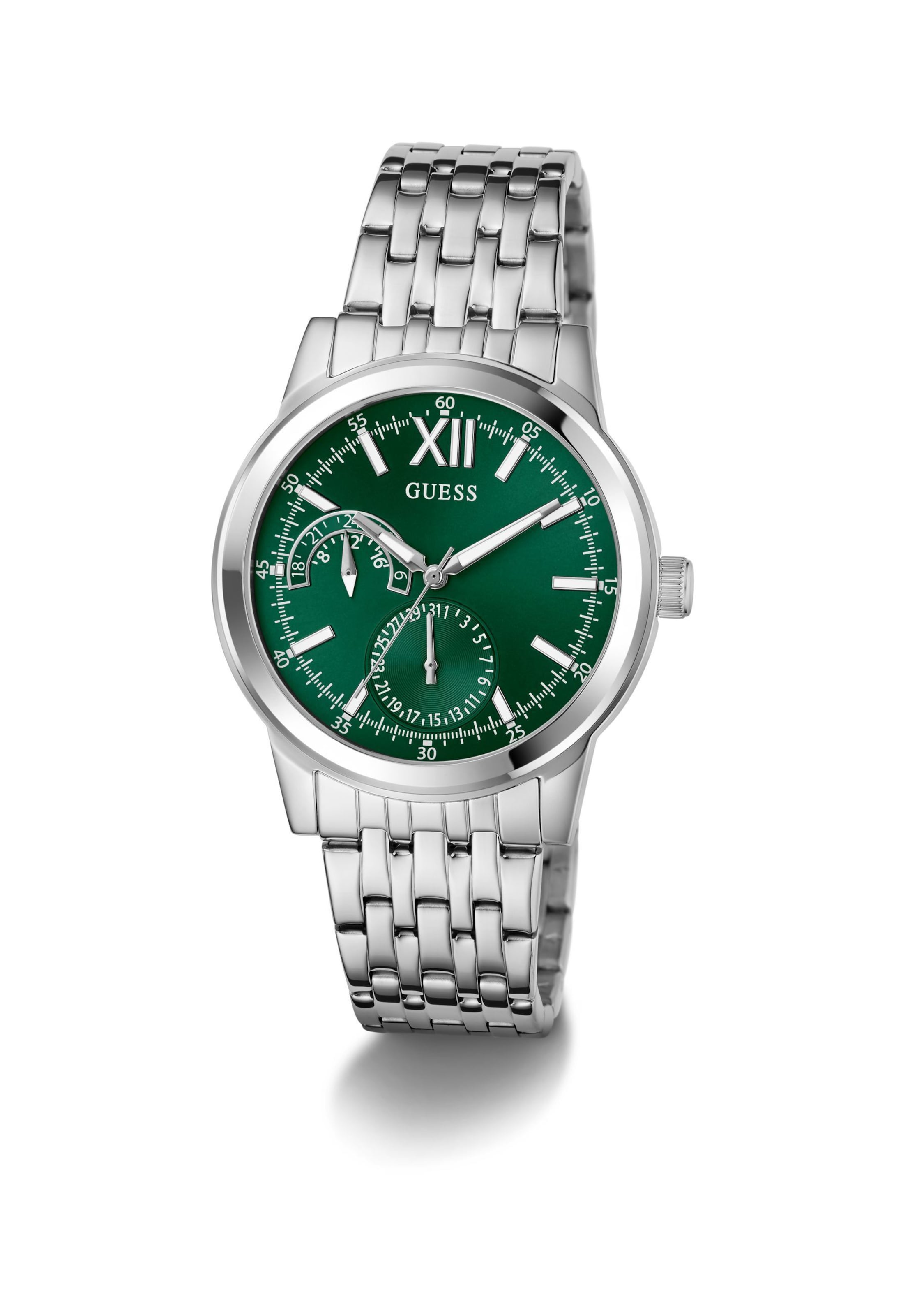 Montre à affichage analogique 'Emerson' GUESS en argent