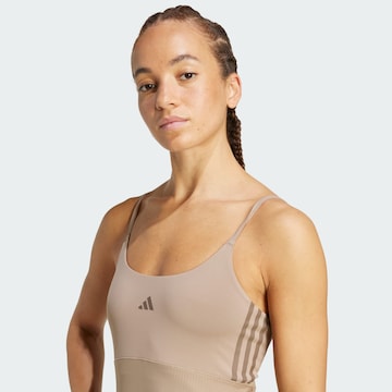 ADIDAS PERFORMANCE Sporttop 'Hyperglam' in Braun