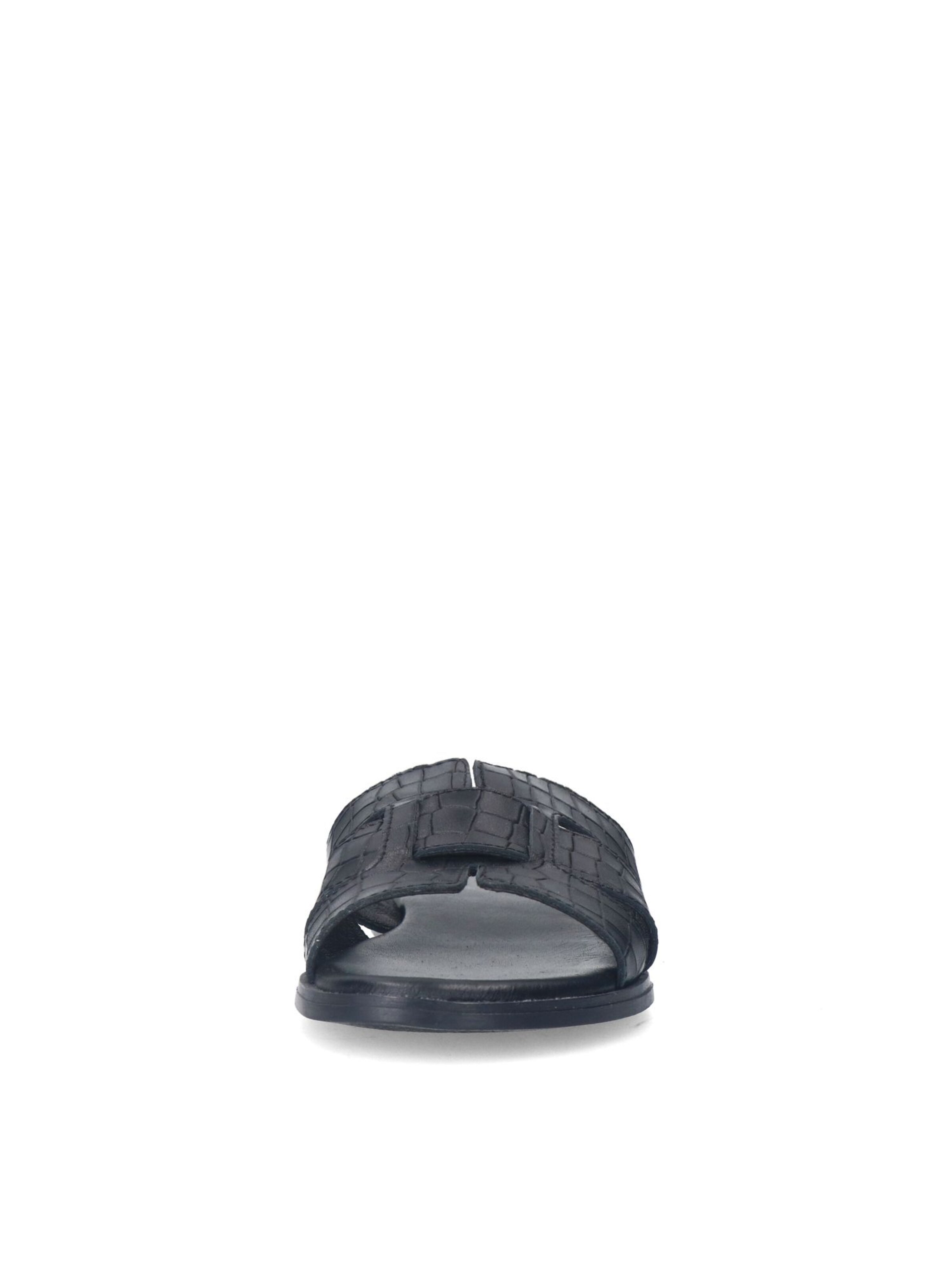 MANFIELD Pantolette in Schwarz