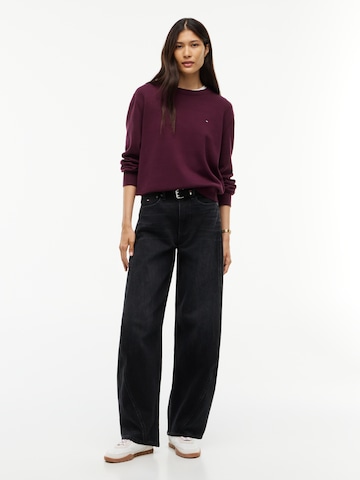 purpurinė Tommy Jeans Megztinis 'Essential'