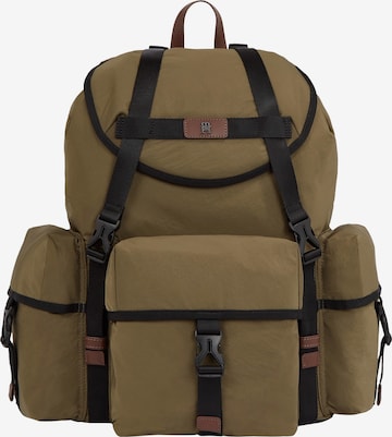 TOMMY HILFIGER Backpack in Green: front