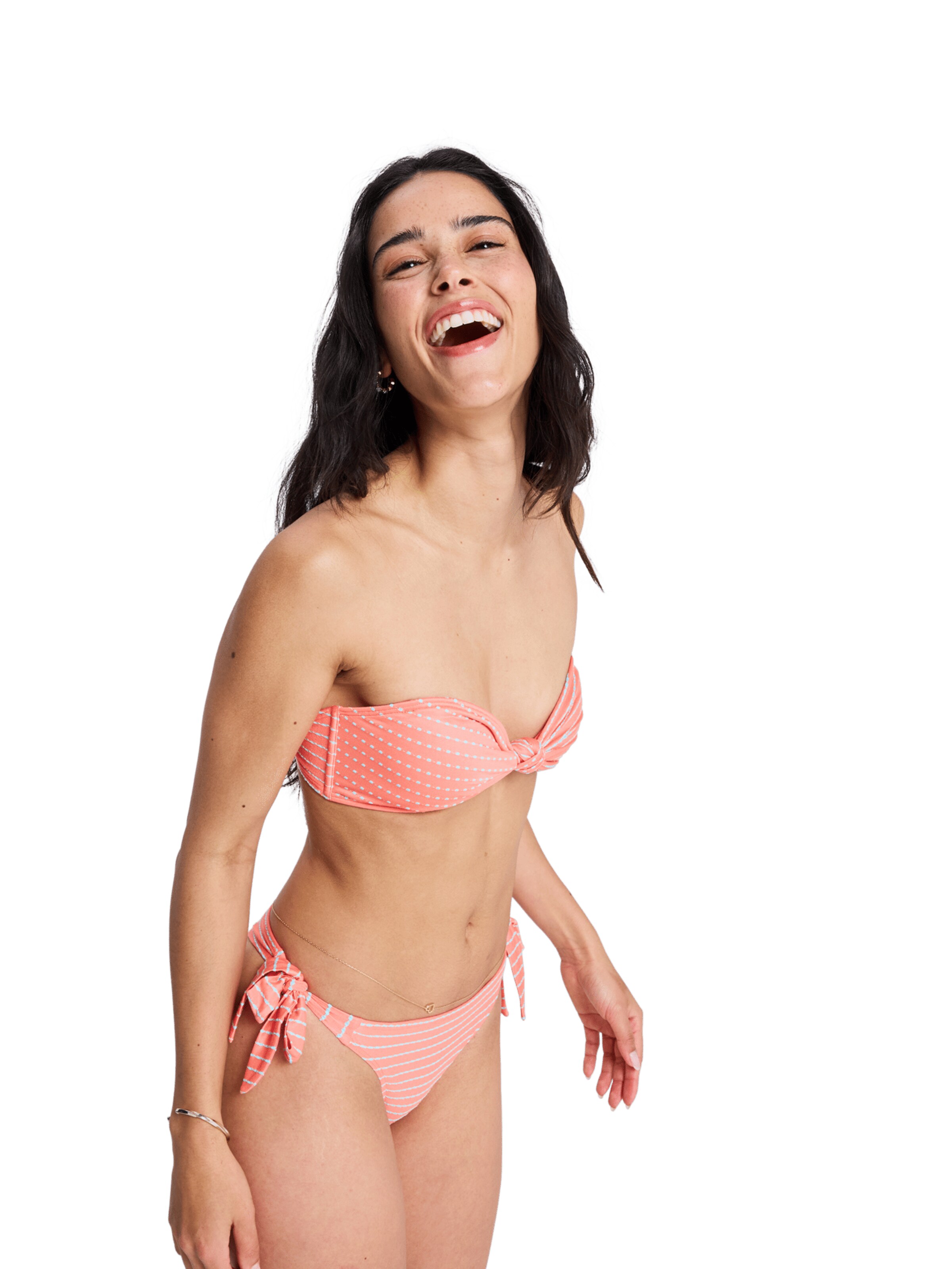ROXY Bikini Bottoms 'Wavy Baby' in Orange