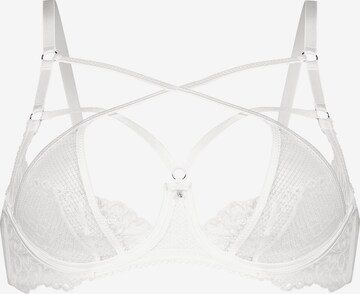 Hunkemöller T-shirt Bra ' Anna' in White: front