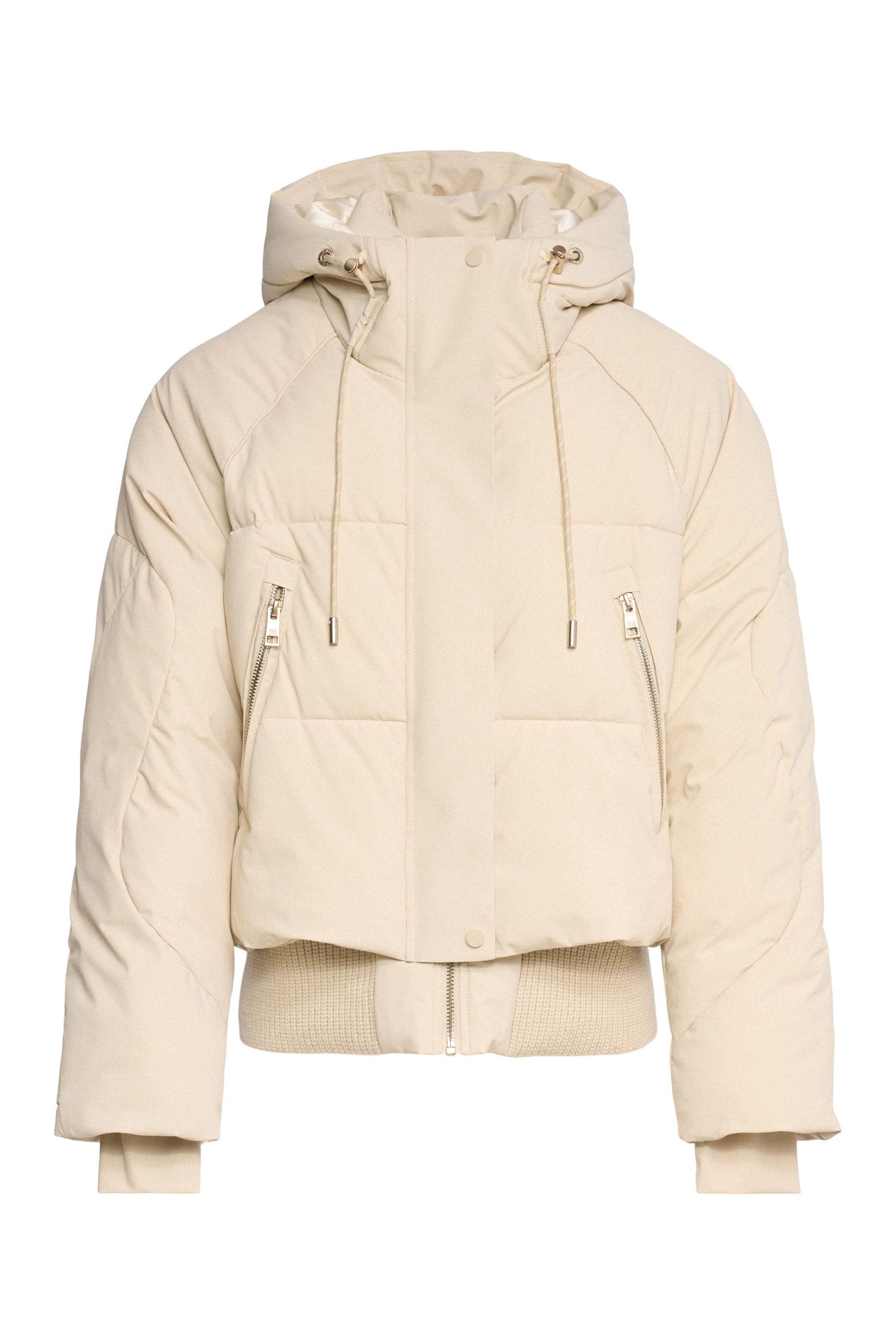 Salsa Jeans Winterjas in Beige: voorkant