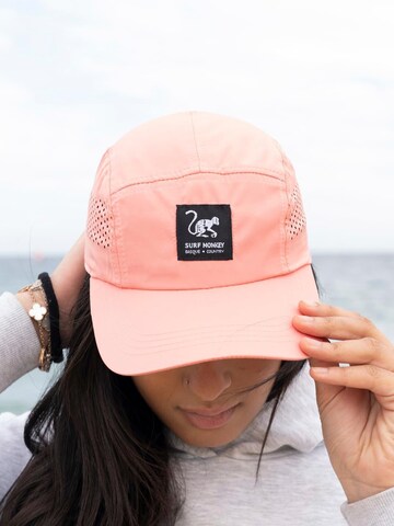 Surf Monkey - Gorra deportiva en rosa