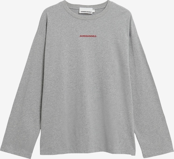 ARMEDANGELS Longsleeve FIETAA DIFFERENCE in Grau: Vorderseite