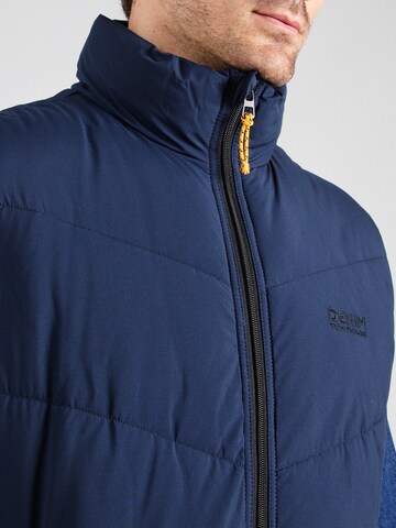 TOM TAILOR DENIM Vest in Blue