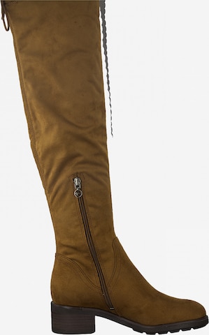 TAMARIS Over the Knee Boots in Brown