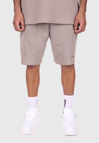 Dropsize - Loosefit Calças em cinzento: frente