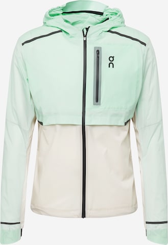 On Sports jacket 'Weather' in Green: front