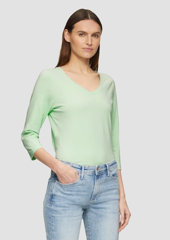 T-shirt s.Oliver en vert : devant