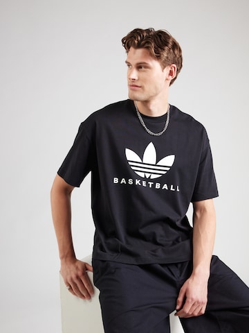 ADIDAS ORIGINALS Μπλουζάκι σε μαύρο: μπροστά