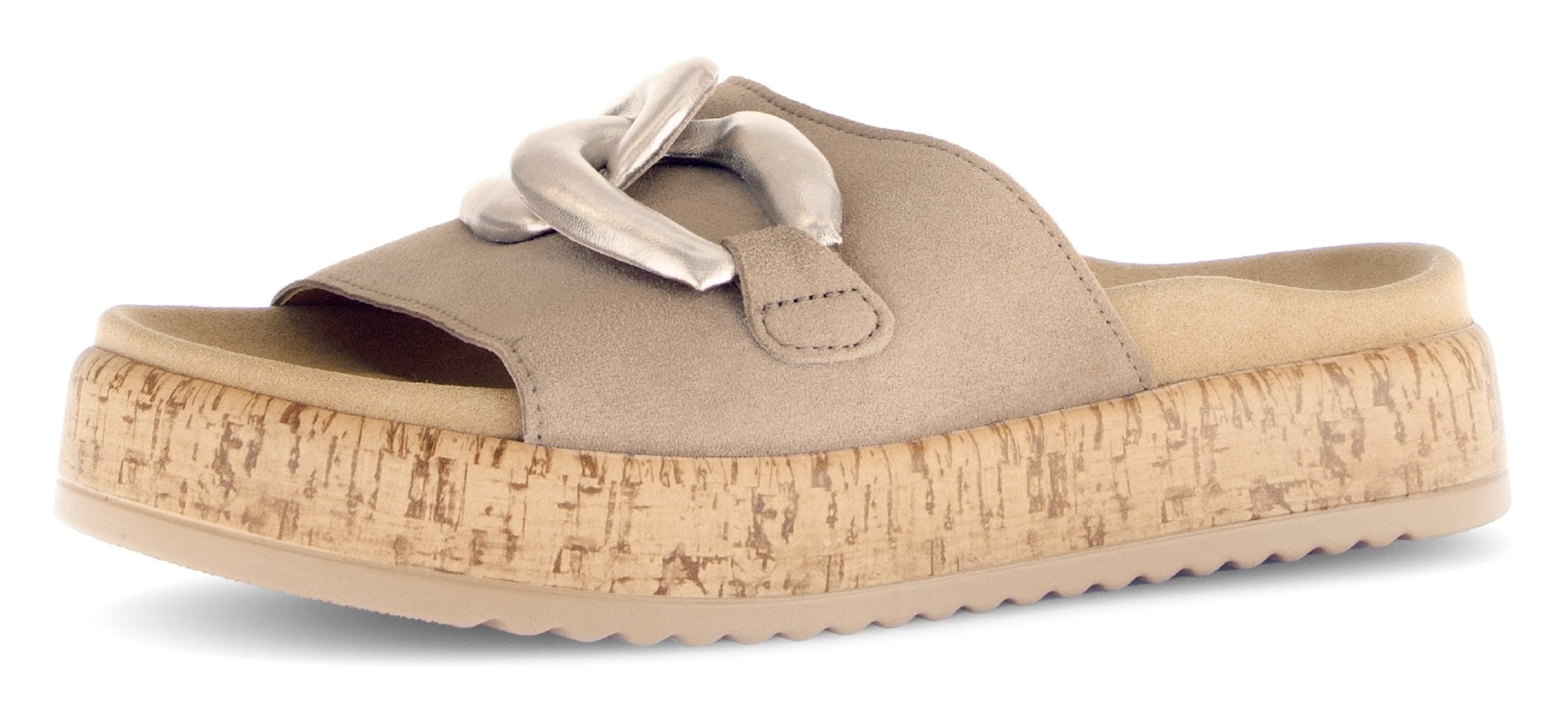 GABOR Mules in Beige: front