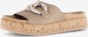 GABOR Pantolette in Beige: Vorderseite