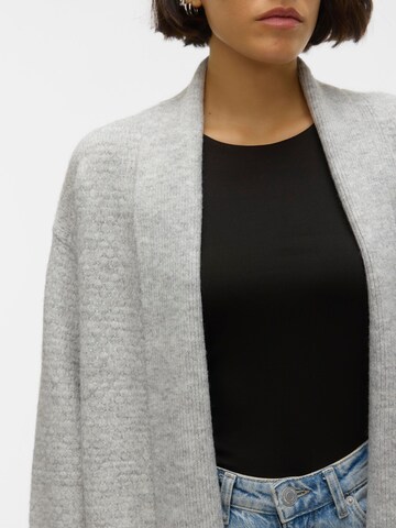 VERO MODA Knit cardigan 'HEIDI' in Grey