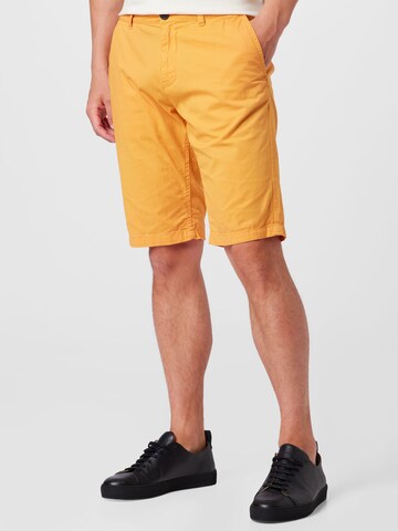 Pantaloni chino di TOM TAILOR in giallo: frontale