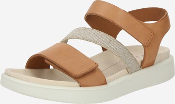 ECCO Sandals 'FLOWT' in Brown: front