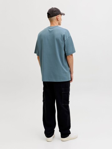 JACK & JONES - Camiseta 'JJEBARRON' en azul