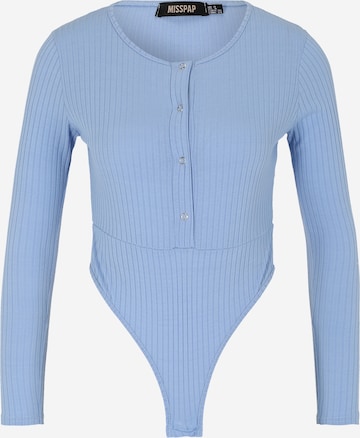 Misspap Shirt body in Blauw: voorkant