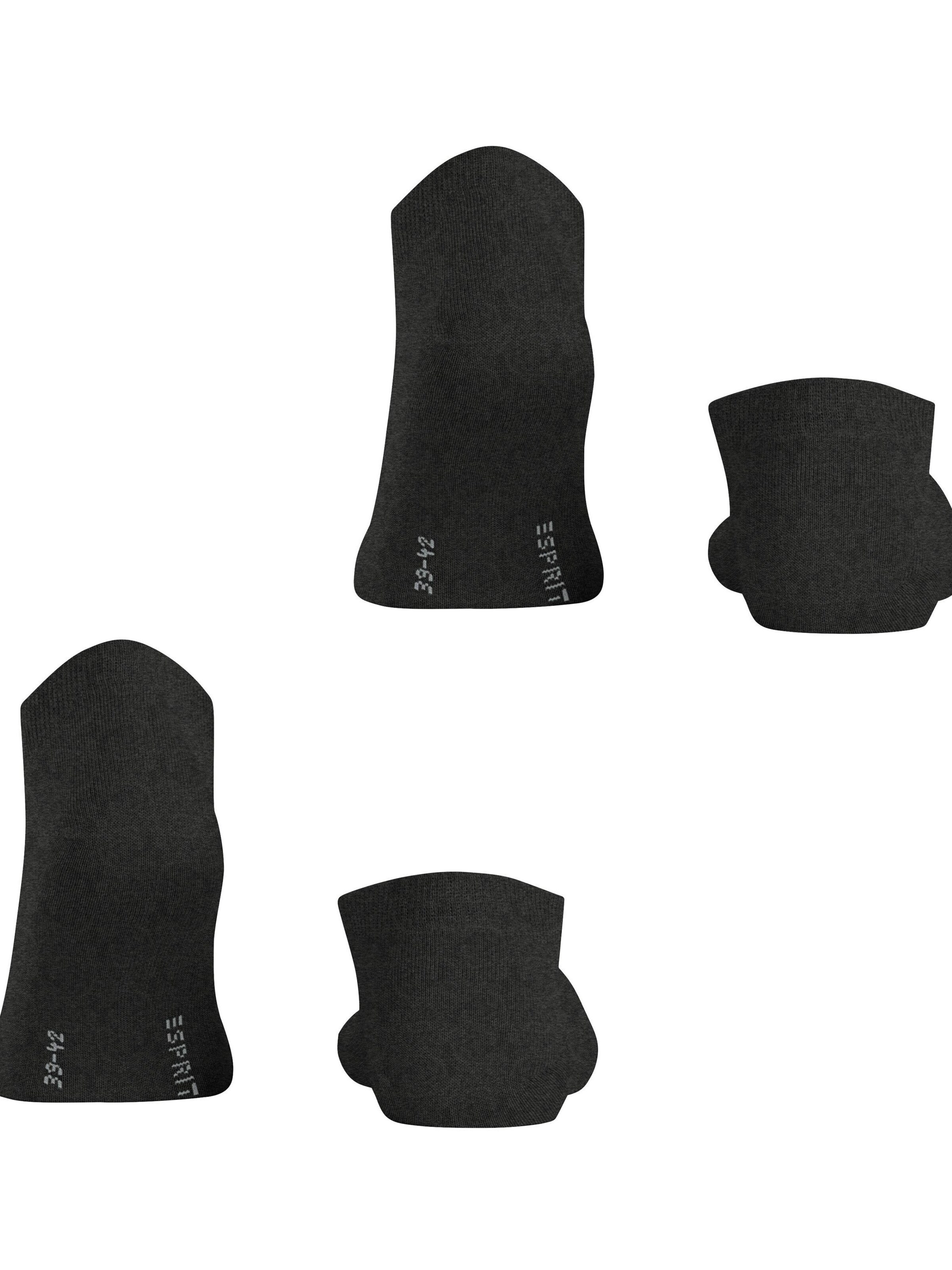 ESPRIT Füßlinge 'Basic Uni 2-Pack'‌‌‌ in Grau