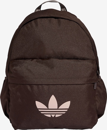 ADIDAS ORIGINALS Backpack in Brown: front