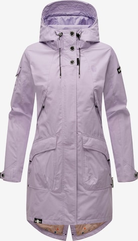 NAVAHOO Weatherproof jacket 'Pfefferschote' in Purple: front