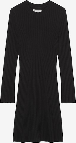 Marc O'Polo Knitted dress in Black: front