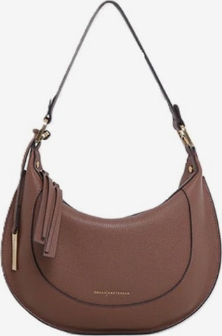 Smaak Schultertasche 'MARLON' in Beige: Vorderseite