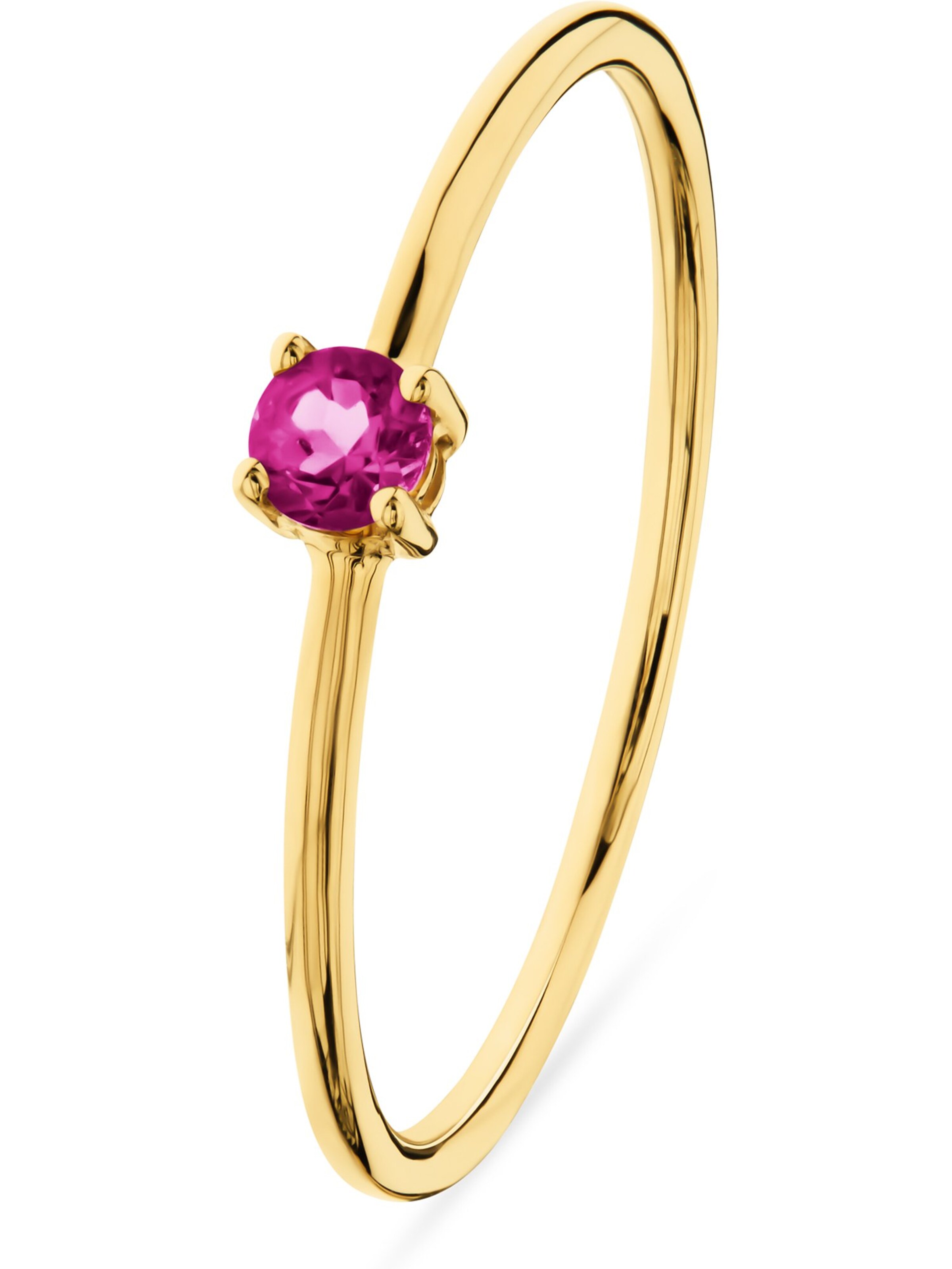 CHRIST Ring in gold / pink, Produktansicht