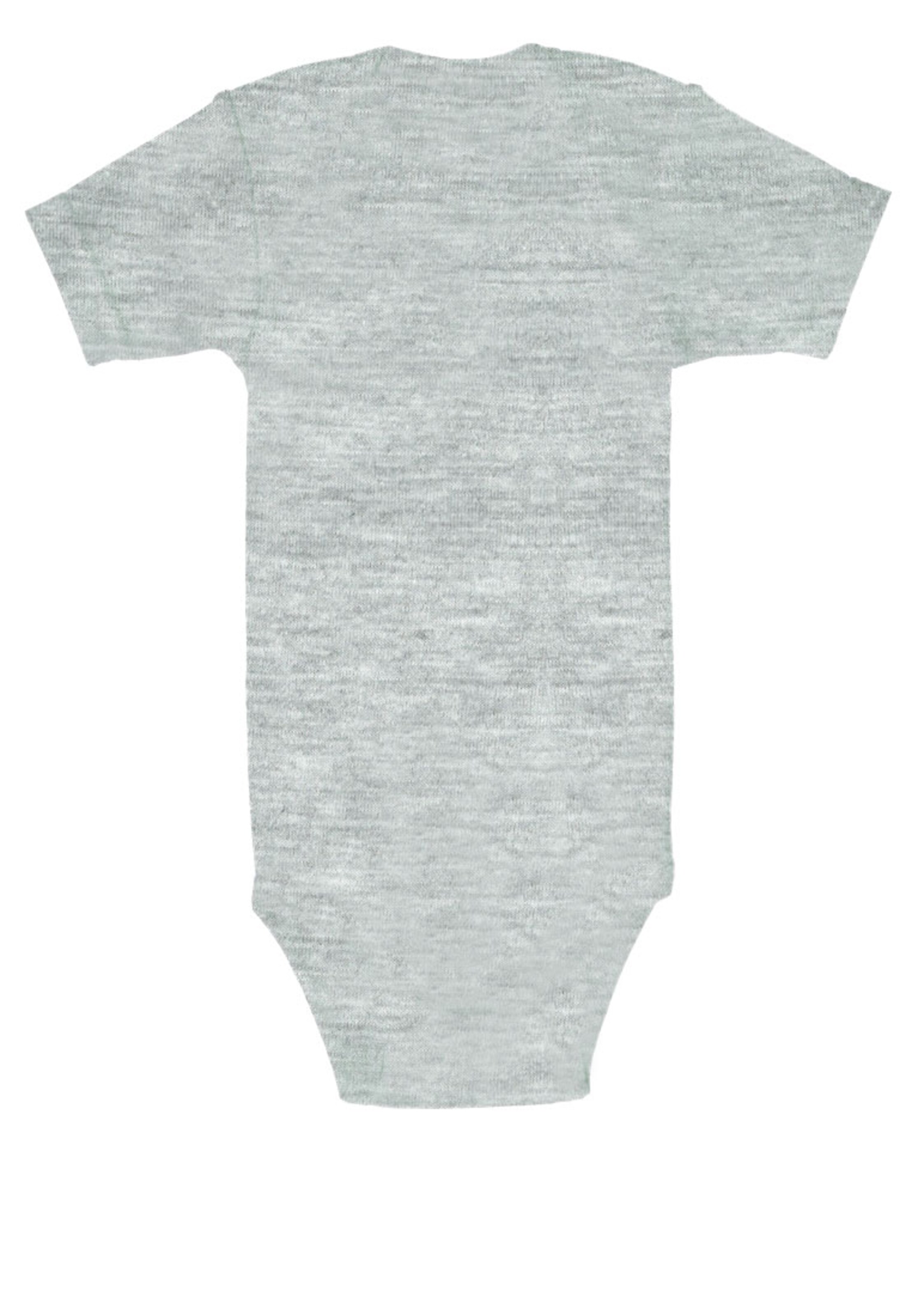 LOGOSHIRT Rompertje/body 'Der kleine Maulwurf-Print' in Grijs