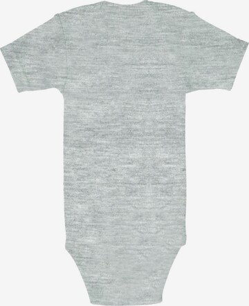 LOGOSHIRT Baby-Body 'Der kleine Maulwurf-Print' in Grau