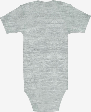 LOGOSHIRT Baby-Body 'Der kleine Maulwurf-Print' in Grau