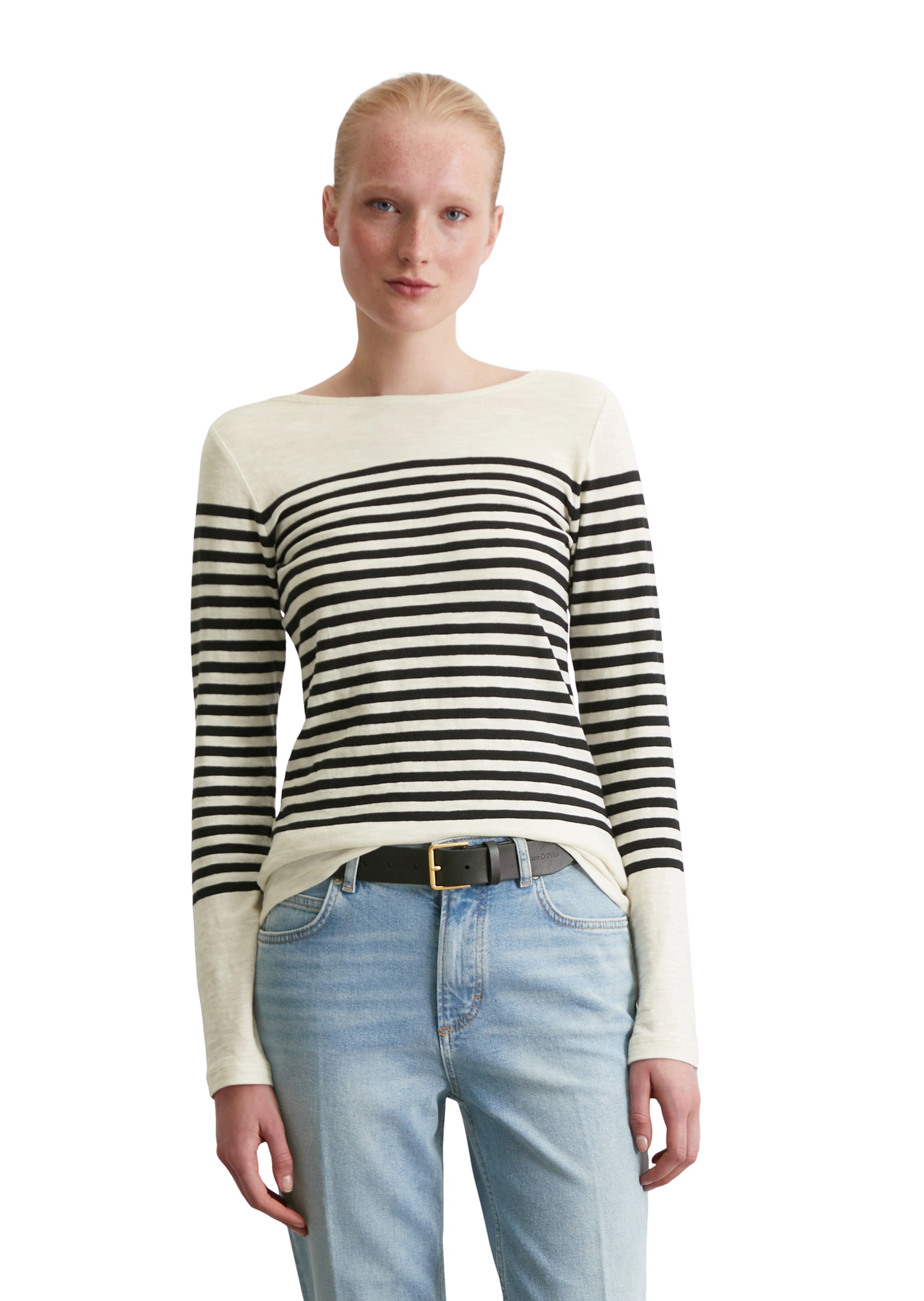 Marc O'Polo Shirt in Black: front