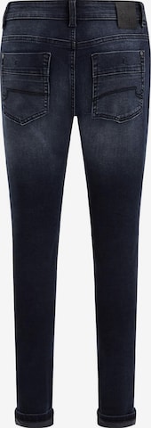 WE Fashion Slimfit Jeans i blå