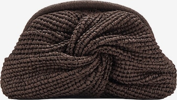 MANGO Clutch 'Sita' in Brown: front