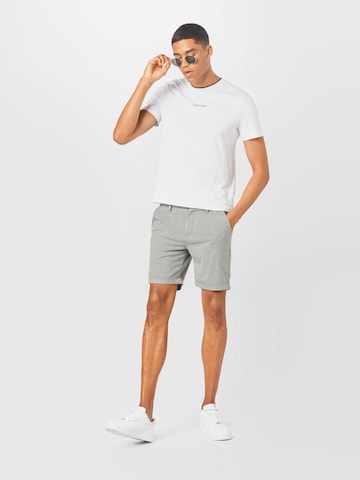 JACK & JONES - Slimfit Pantalón chino 'Connor' en gris