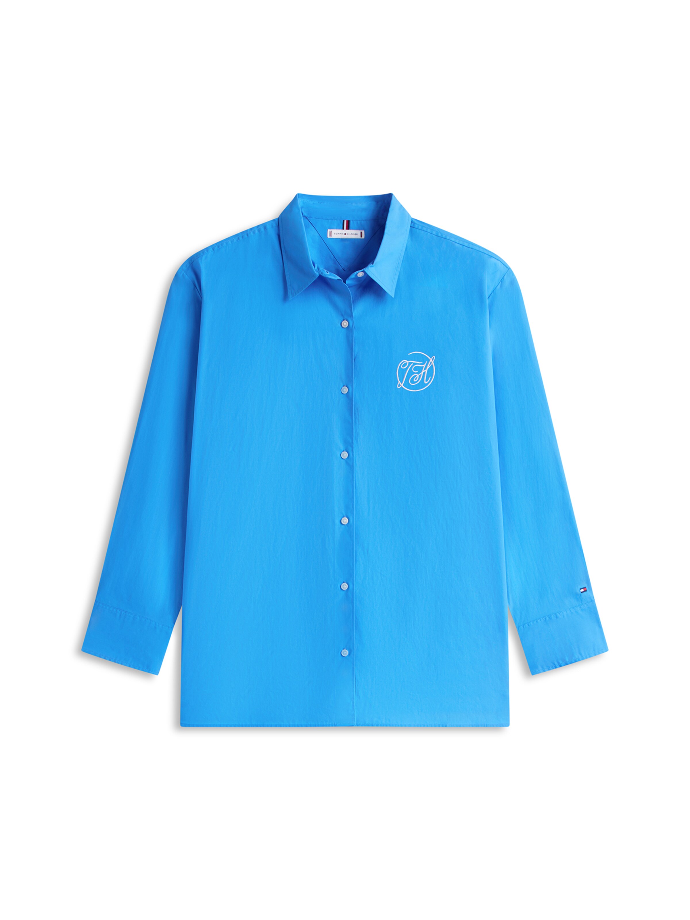 Tommy Hilfiger Curve Blouse in Blue: front