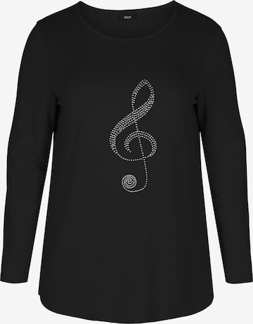 Zizzi Sweater 'VLUCCA' in Black: front