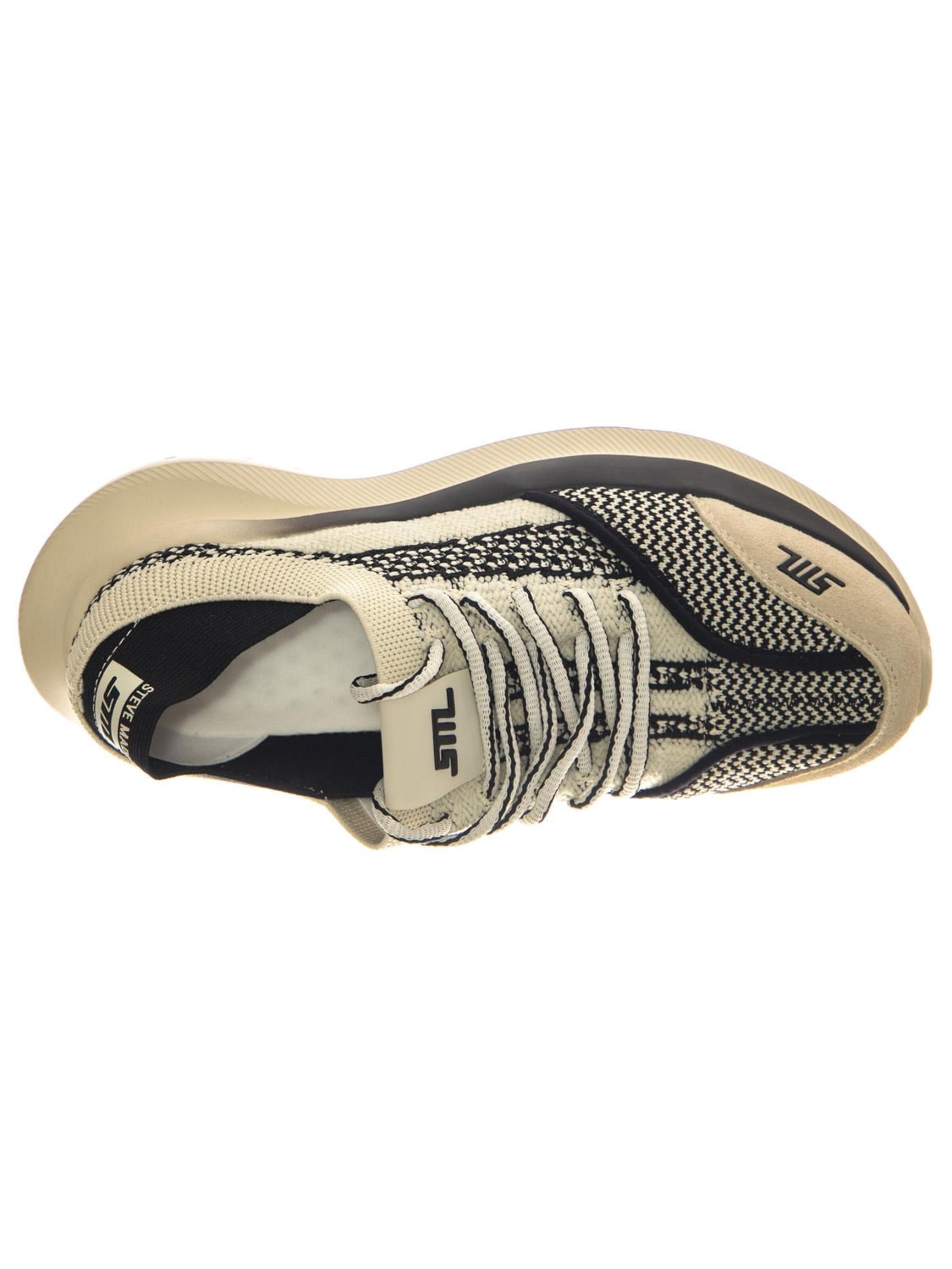 STEVE MADDEN Sportslig snøresko 'Elevate 3 Beige Almond' i blandingsfarvet