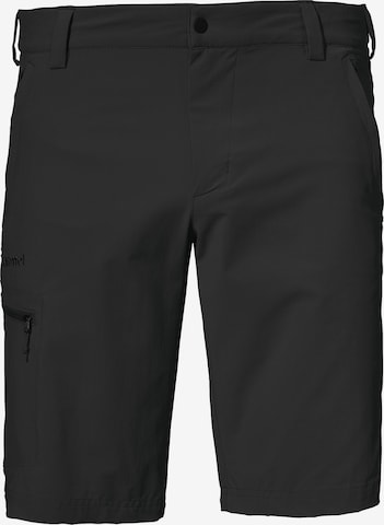 Schöffel Regular Outdoorhose 'Folkstone' in Schwarz: Vorderseite