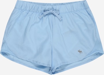 Pantalon fonctionnel Abercrombie & Fitch en bleu : devant
