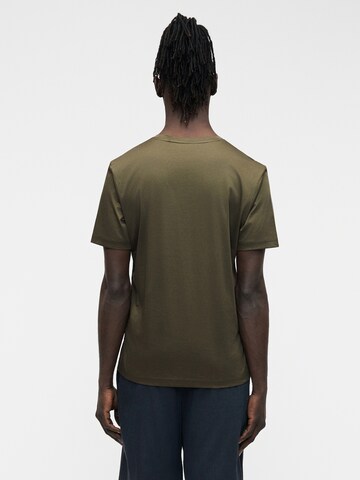 BOSS Тениска 'Spirit 70' в зелено