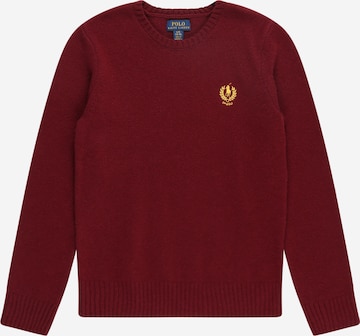 Pull-over 'PREPPY' Polo Ralph Lauren en rouge : devant