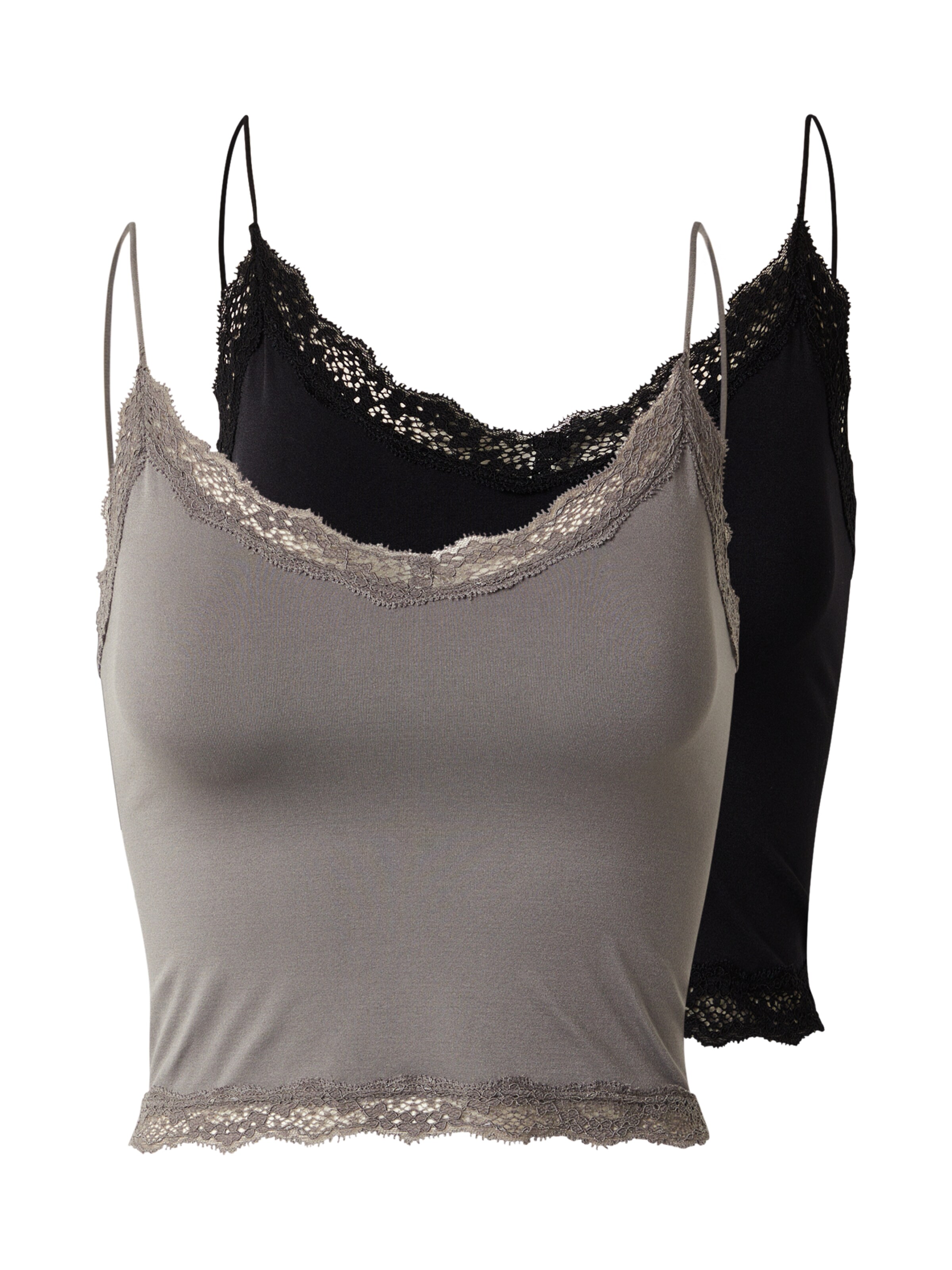 ONLY Undershirt 'ONLVICKY' in Grey: front