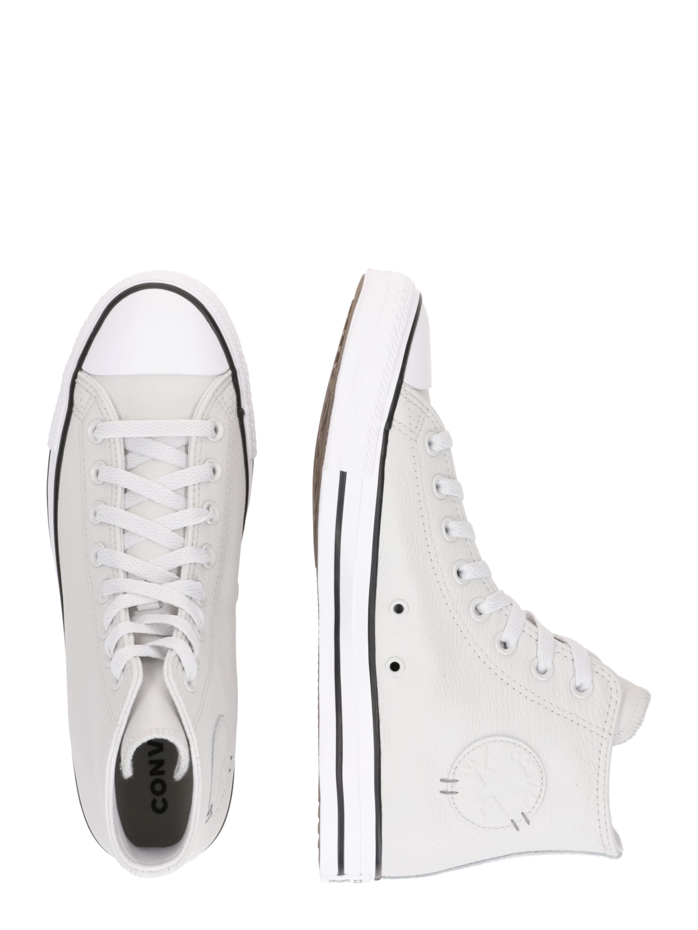 CONVERSE Кроссовки на платформе 'CTAS HI BARELY' в Серый